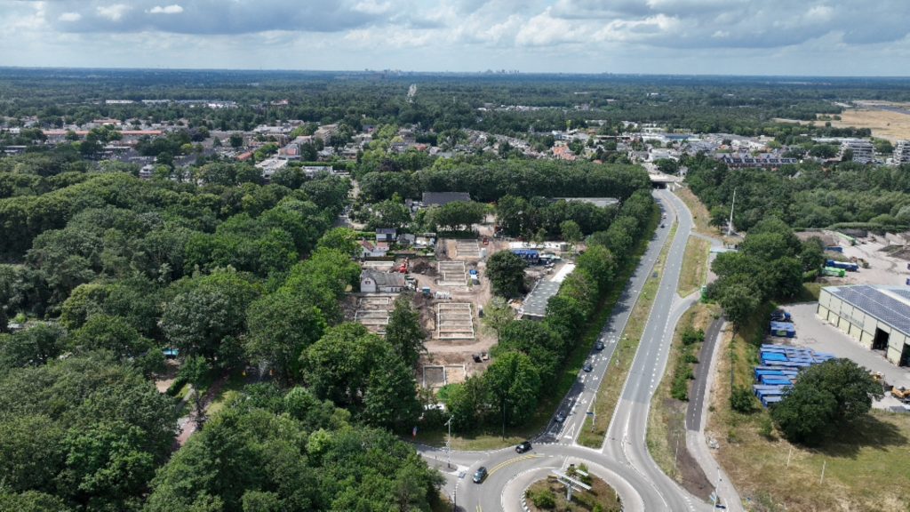 Dronefoto van de Meyster in Soesterberg.