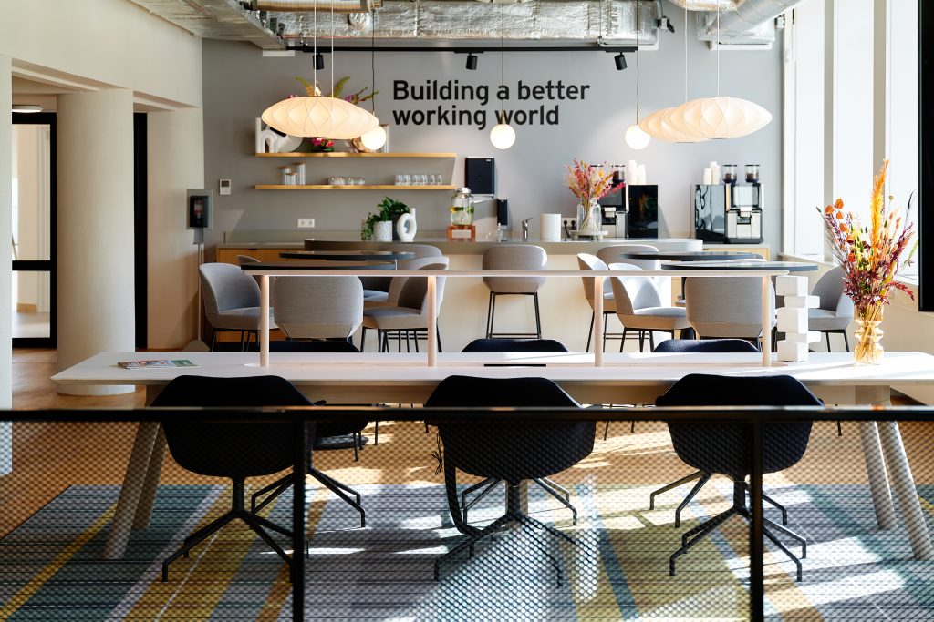 Koffiekamer EY in Den Haag.